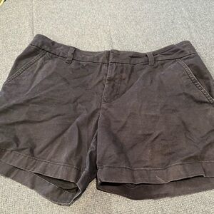 Tommy Hilfiger Black Bermuda Shorts Cotton Blend